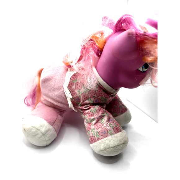 HASBRO Vintage 2003 My Little Pony Rose Blossom Soft Plush Working - Picture 3 of 4